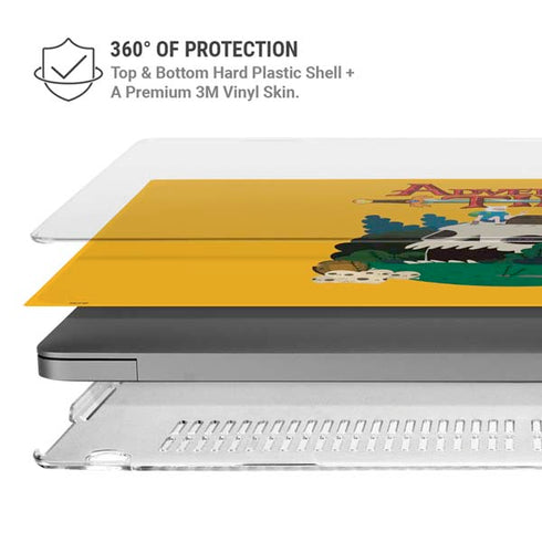 Adult Swim Adventure Time Cave Of Skulls MacBook Pro 14in (2021-24) Case plus Skin